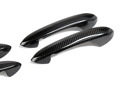 AutoTecknic Dry Carbon Door Handle Trim Set - G22 4-Series-Exterior-Silicon Valley Bimmer