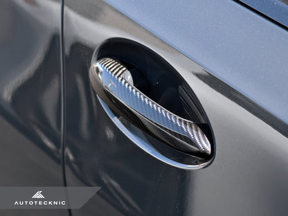 AutoTecknic Dry Carbon Door Handle Trim Set - G82 M4 Coupe | G83 M4 Convertible