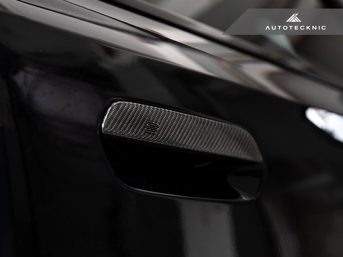 AutoTecknic Dry Carbon Door Handle Trim Set - G87 M2-Exterior-Silicon Valley Bimmer