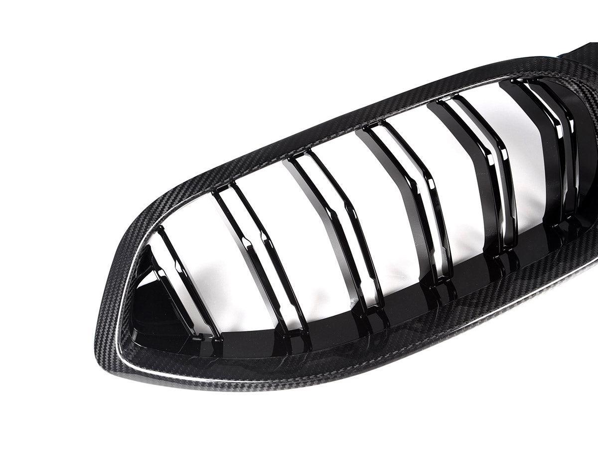AutoTecknic Dry Carbon Dual-Slats Front Grille - F91/ F92/ F93 M8-Exterior-Silicon Valley Bimmer