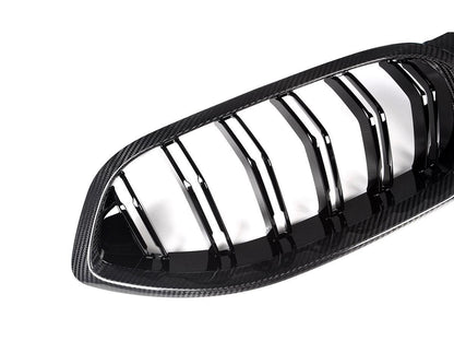 AutoTecknic Dry Carbon Dual-Slats Front Grille - F91/ F92/ F93 M8-Exterior-Silicon Valley Bimmer