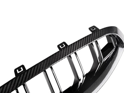 AutoTecknic Dry Carbon Dual-Slats Front Grille - F91/ F92/ F93 M8-Exterior-Silicon Valley Bimmer