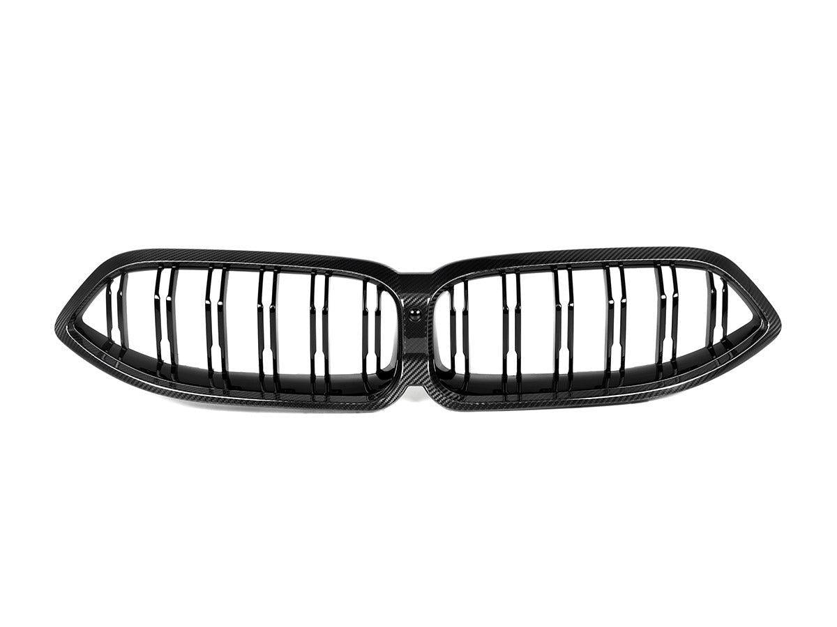 AutoTecknic Dry Carbon Dual-Slats Front Grille - G14/ G15/ G16 8-Series-Exterior-Silicon Valley Bimmer
