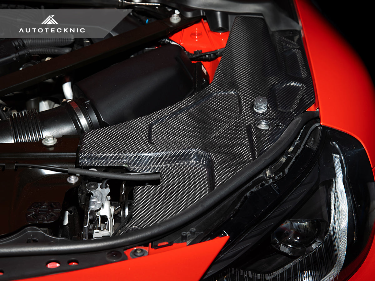 AutoTecknic Dry Carbon Engine Bay Trim Set - G87 M2-Exterior-Silicon Valley Bimmer
