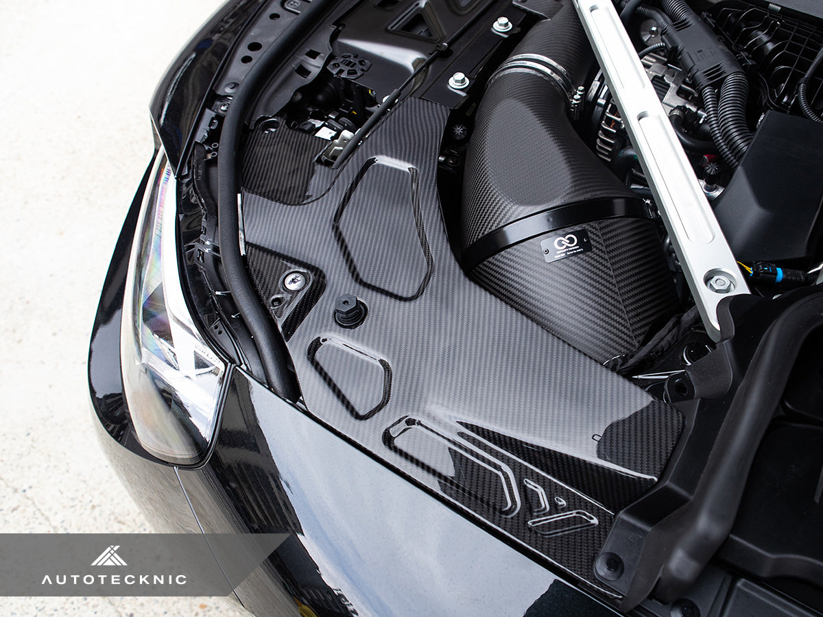 AutoTecknic Dry Carbon Engine Bay Trim Set - G87 M2-Exterior-Silicon Valley Bimmer