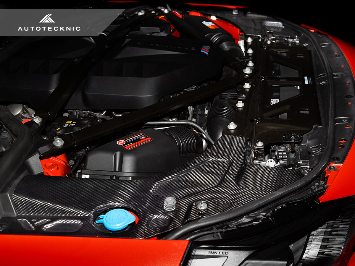 AutoTecknic Dry Carbon Engine Bay Trim Set - G87 M2-Exterior-Silicon Valley Bimmer