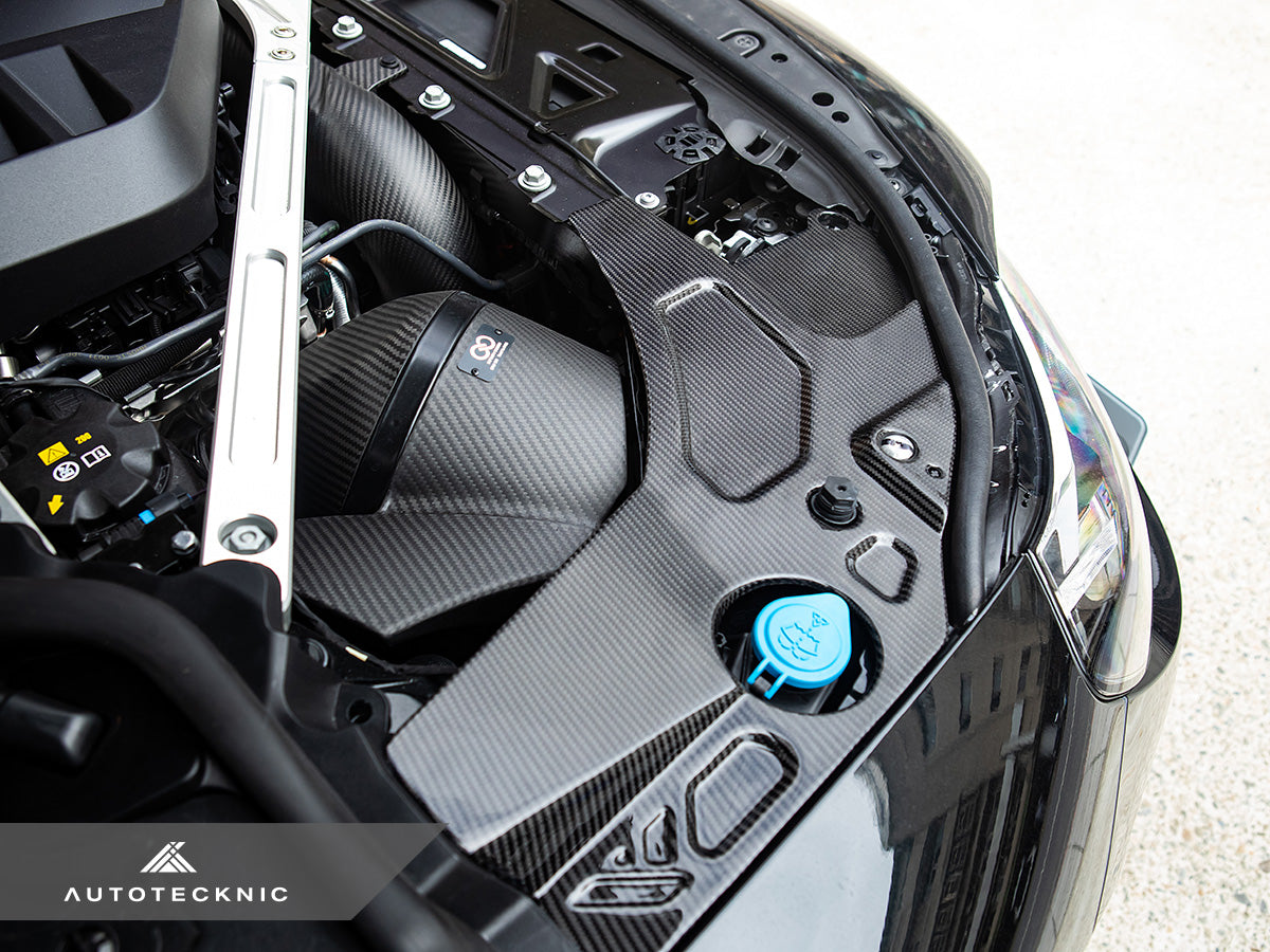AutoTecknic Dry Carbon Engine Bay Trim Set - G87 M2-Exterior-Silicon Valley Bimmer