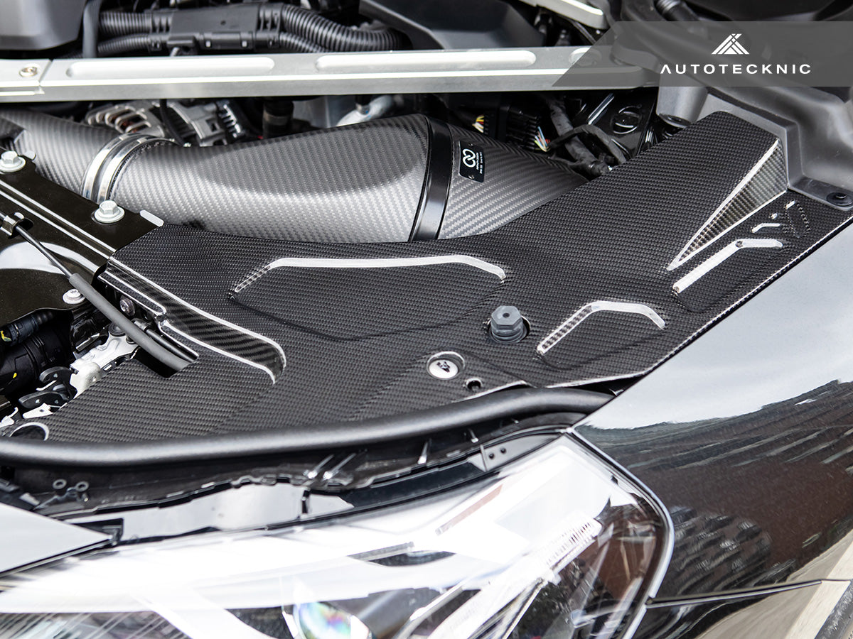 AutoTecknic Dry Carbon Engine Bay Trim Set - G87 M2-Exterior-Silicon Valley Bimmer