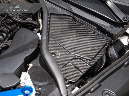 AutoTecknic Dry Carbon Engine Cowl Panel Trim Set - BMW G29 Z4-Engine-Silicon Valley Bimmer