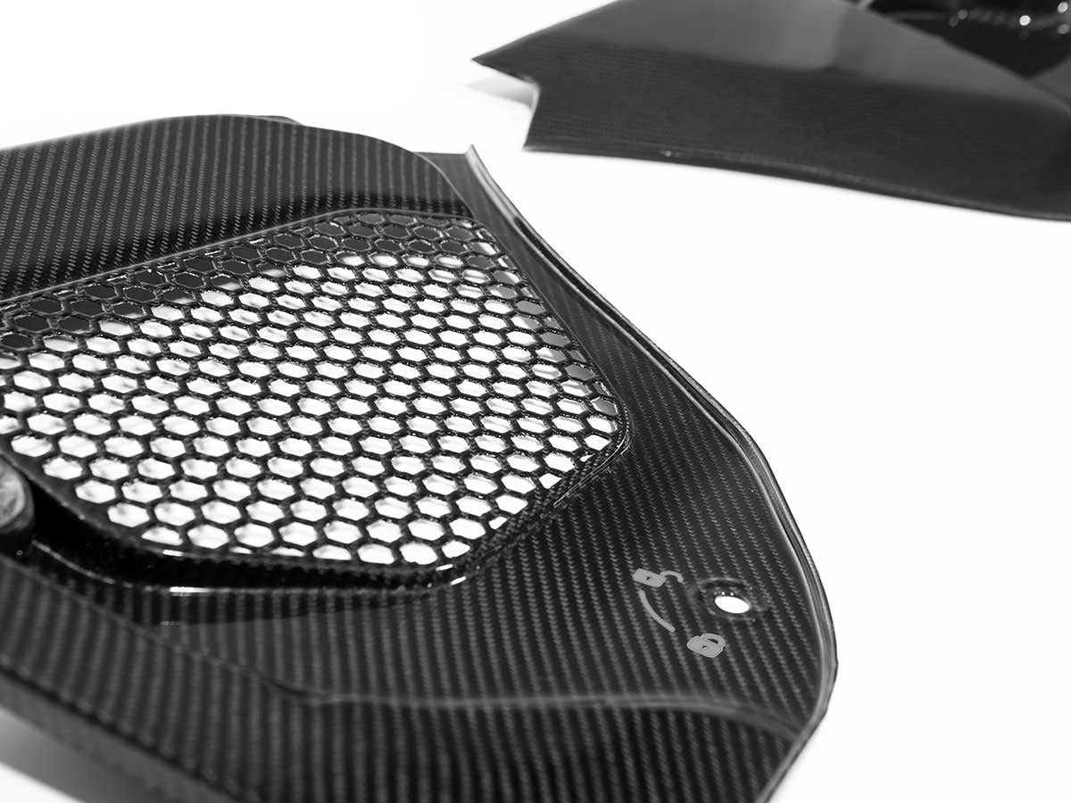 AutoTecknic Dry Carbon Engine Cowl Panel Trim Set - F90 M5-Exterior-Silicon Valley Bimmer