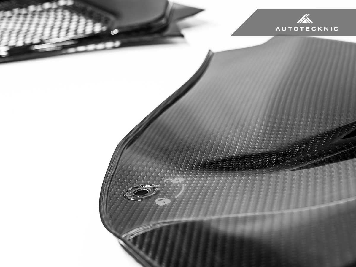 AutoTecknic Dry Carbon Engine Cowl Panel Trim Set - F90 M5-Exterior-Silicon Valley Bimmer