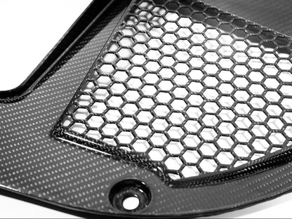 AutoTecknic Dry Carbon Engine Cowl Panel Trim Set - F95 X5M | F96 X6M-Engine-Silicon Valley Bimmer