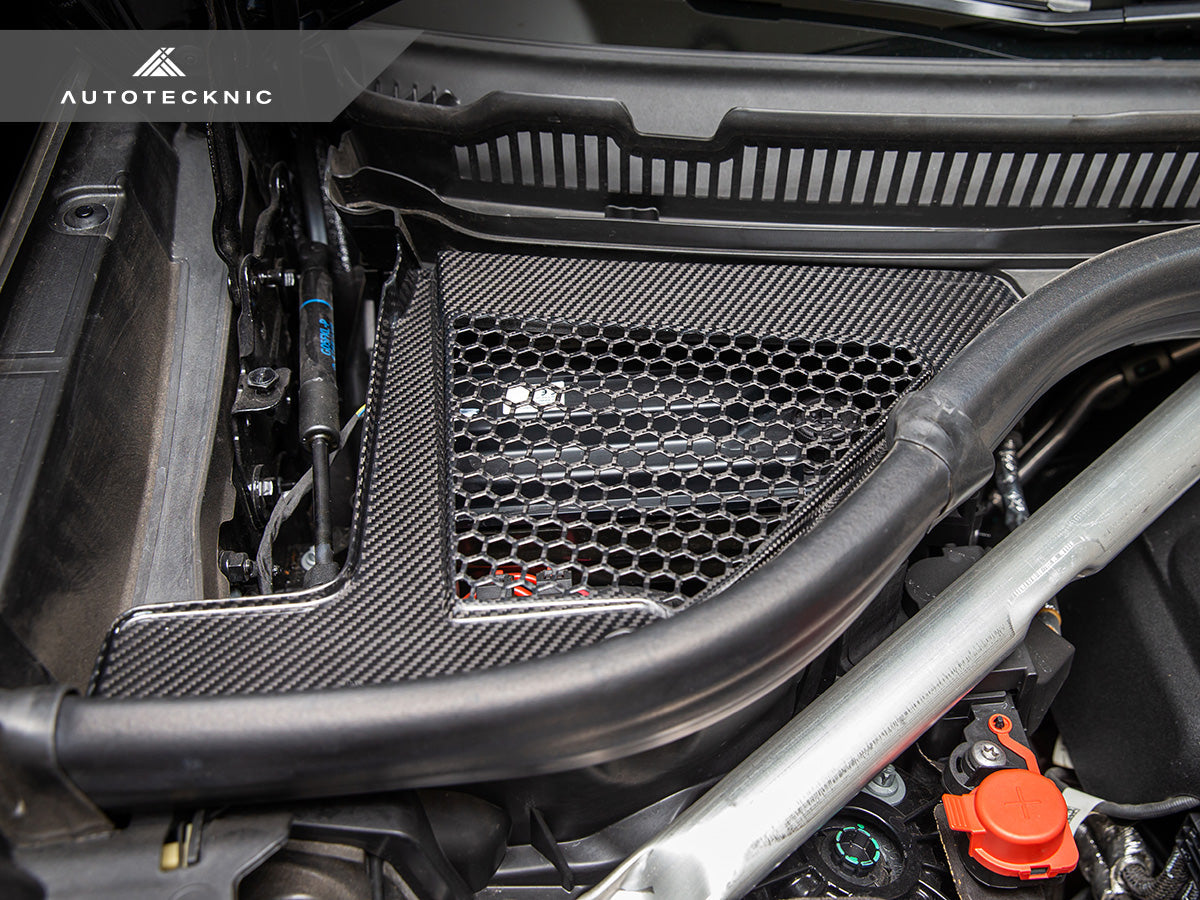 AutoTecknic Dry Carbon Engine Cowl Panel Trim Set - F95 X5M | F96 X6M-Engine-Silicon Valley Bimmer