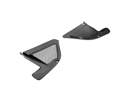 AutoTecknic Dry Carbon Engine Cowl Panel Trim Set - F95 X5M | F96 X6M-Engine-Silicon Valley Bimmer