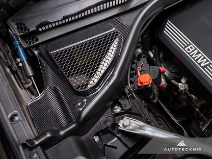 AutoTecknic Dry Carbon Engine Cowl Panel Trim Set - F97 X3M | F98 X4M-Exterior-Silicon Valley Bimmer