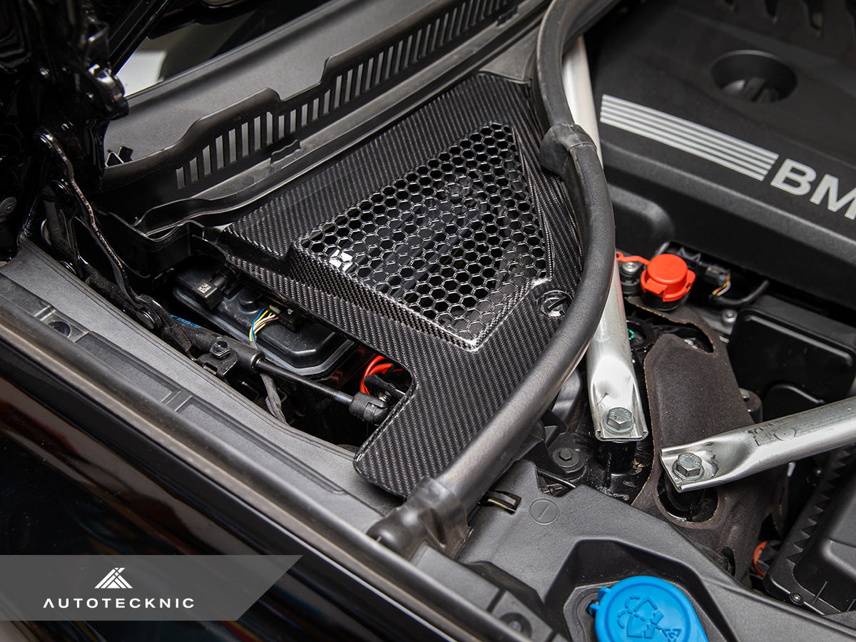 AutoTecknic Dry Carbon Engine Cowl Panel Trim Set - G05 X5 | G06 X6 | G07 X7-Engine-Silicon Valley Bimmer