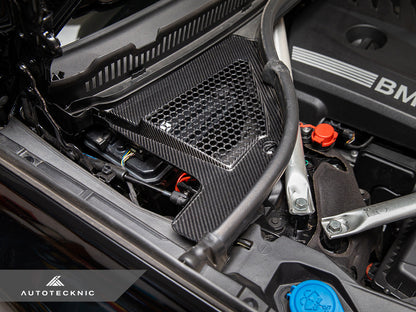 AutoTecknic Dry Carbon Engine Cowl Panel Trim Set - G05 X5 | G06 X6 | G07 X7-Engine-Silicon Valley Bimmer