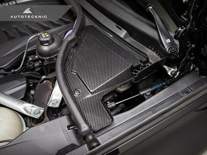 AutoTecknic Dry Carbon Engine Cowl Panel Trim Set - G05 X5 | G06 X6 | G07 X7-Engine-Silicon Valley Bimmer