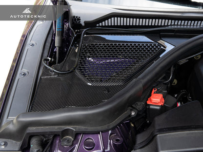 AutoTecknic Dry Carbon Engine Cowl Panel Trim Set - G42 M240I | G20 M340I-Exterior-Silicon Valley Bimmer