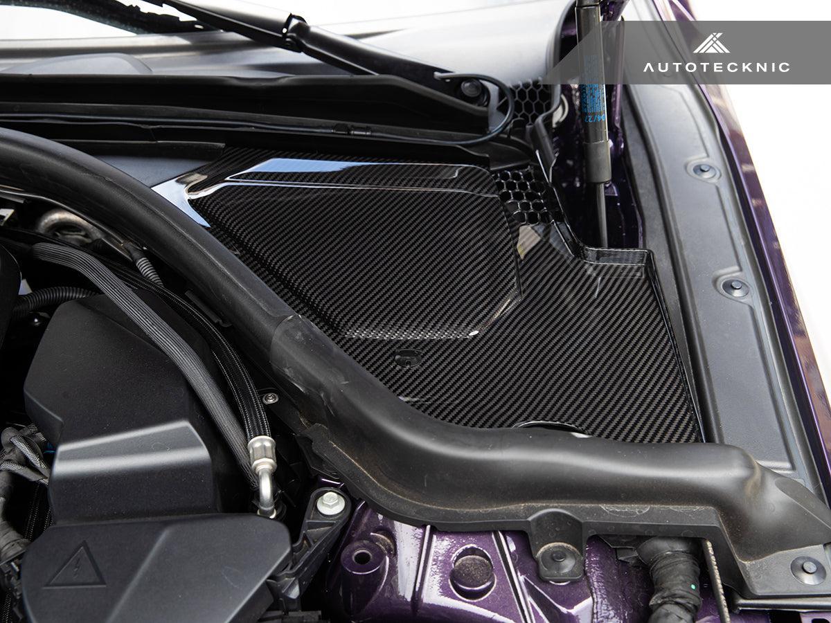 AutoTecknic Dry Carbon Engine Cowl Panel Trim Set - G42 M240I | G20 M340I-Exterior-Silicon Valley Bimmer