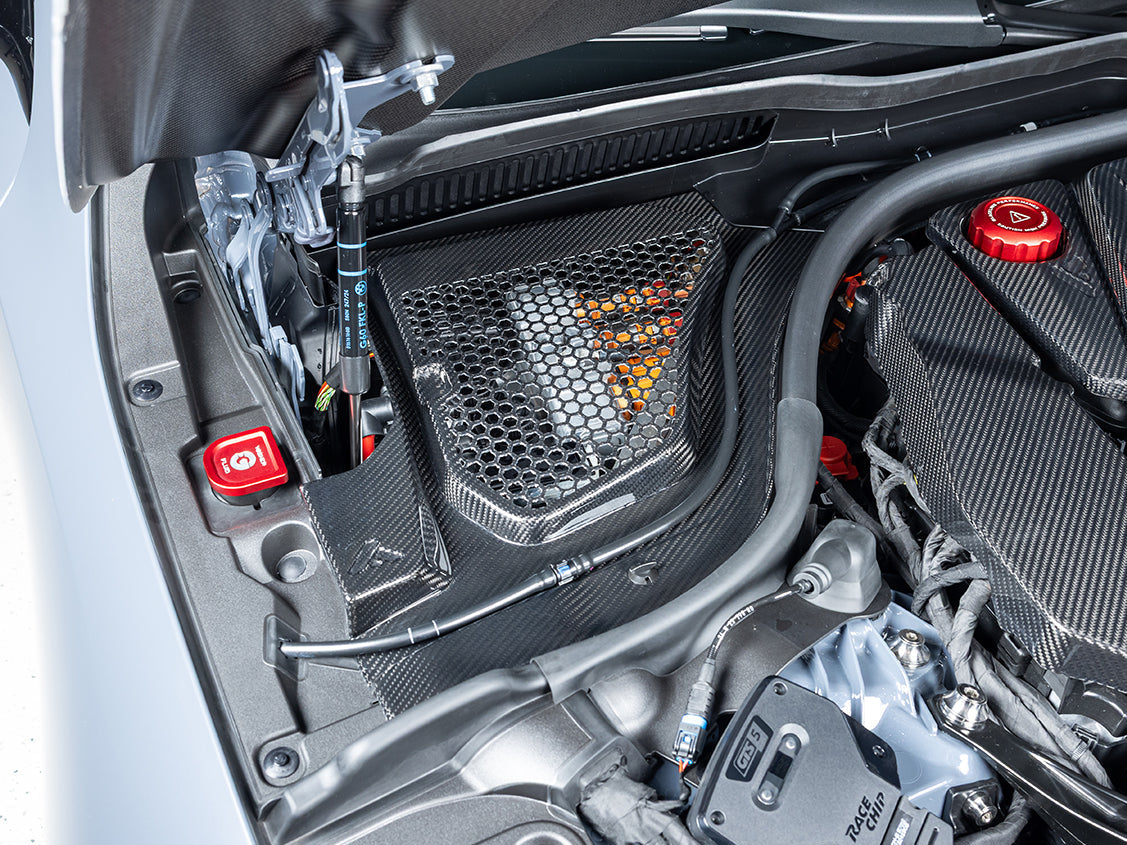 AutoTecknic Dry Carbon Engine Cowl Panel Trim Set - G90/ G99 M5-Exterior-Silicon Valley Bimmer