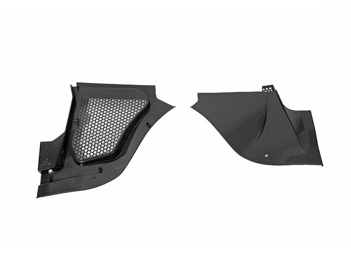 AutoTecknic Dry Carbon Engine Cowl Panel Trim Set - G90/ G99 M5-Exterior-Silicon Valley Bimmer