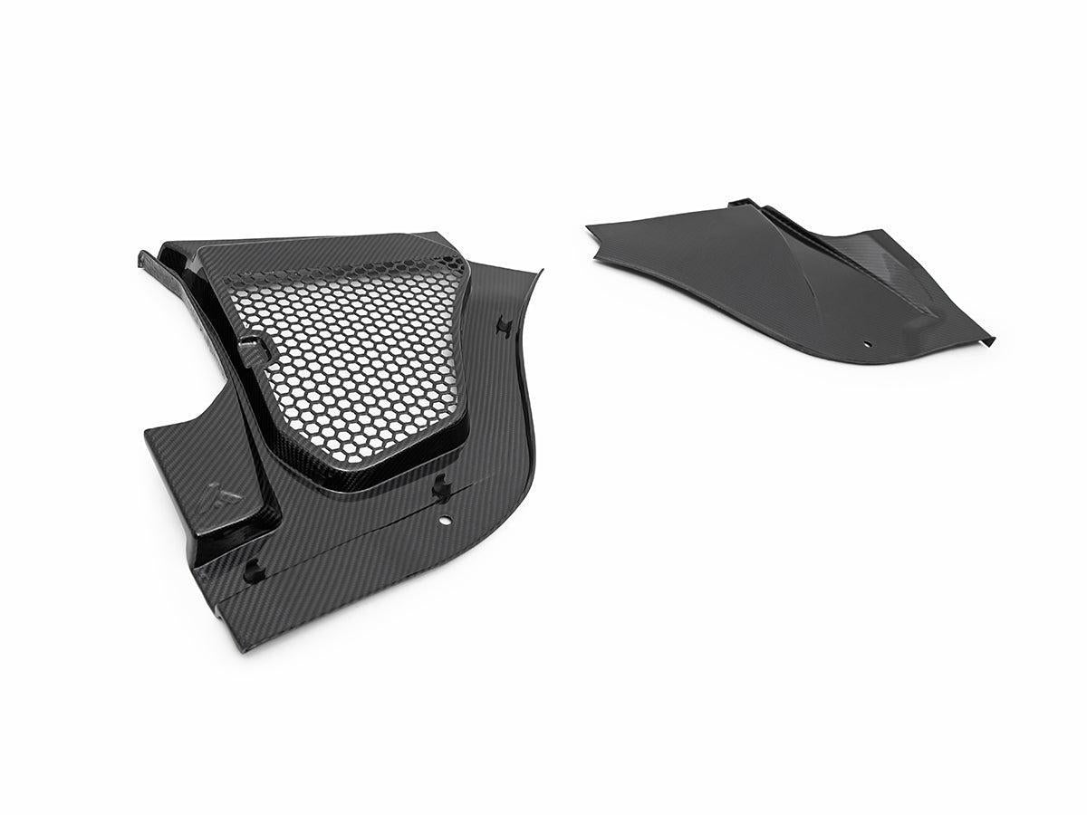 AutoTecknic Dry Carbon Engine Cowl Panel Trim Set - G90/ G99 M5-Exterior-Silicon Valley Bimmer