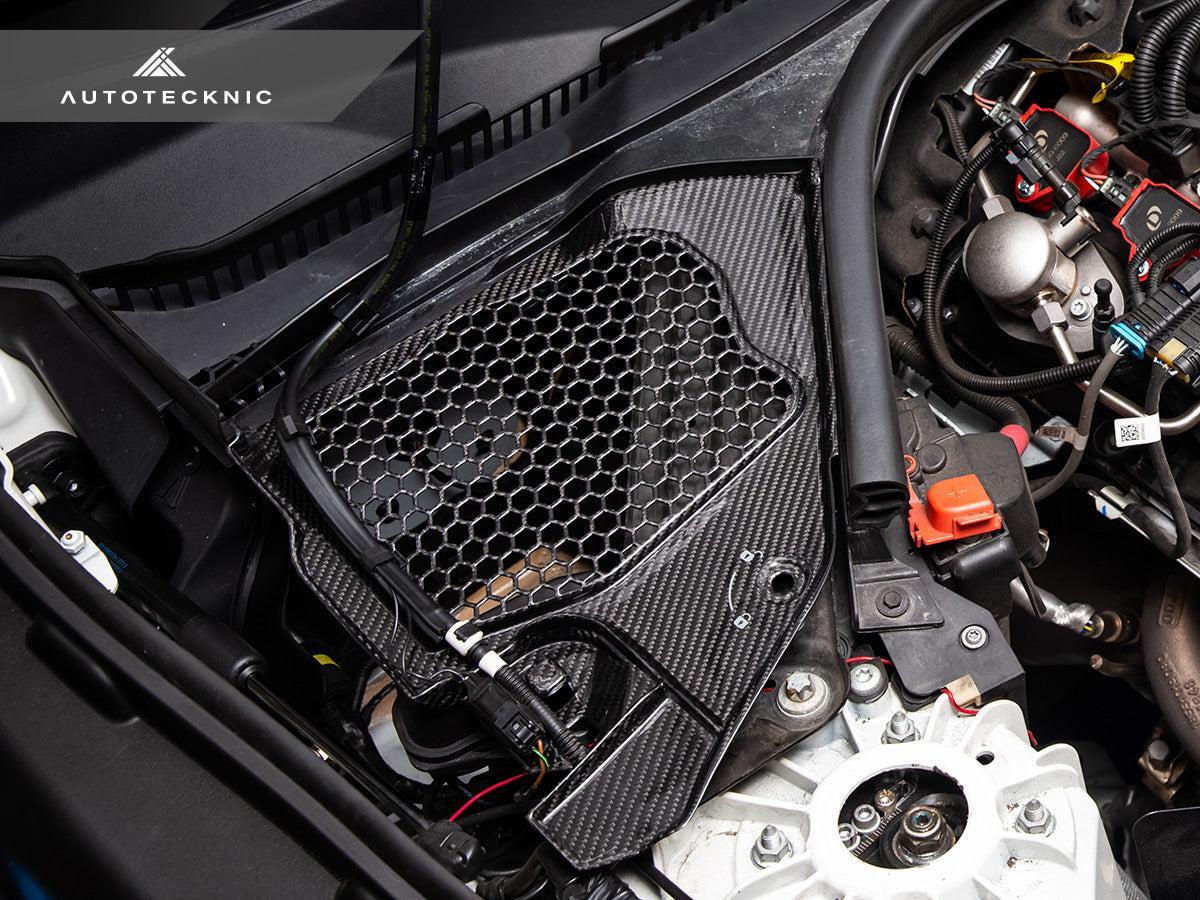 AutoTecknic Dry Carbon Engine Cowl Panel Trim Set - Toyota A90 Supra 2020-Up-Engine-Silicon Valley Bimmer