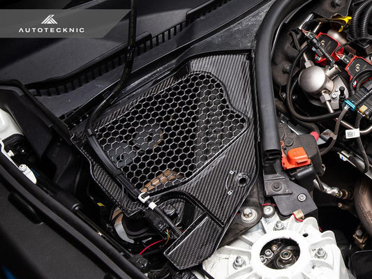 AutoTecknic Dry Carbon Engine Cowl Panel Trim Set - Toyota A90 Supra 2020-Up-Engine-Silicon Valley Bimmer