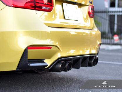 AutoTecknic Dry Carbon Extended-Fin Competition Rear Diffuser - F80 M3 | F82/ F83 M4-Exterior-Silicon Valley Bimmer