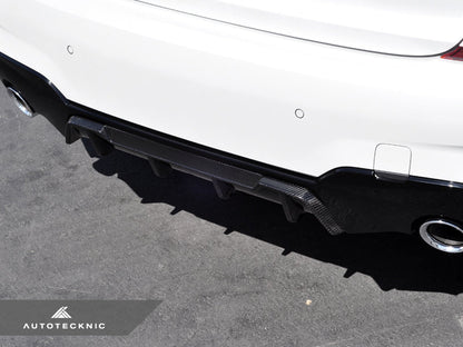 AutoTecknic Dry Carbon Extended-Fin Competition Rear Diffuser - G20 3-Series-Exterior-Silicon Valley Bimmer