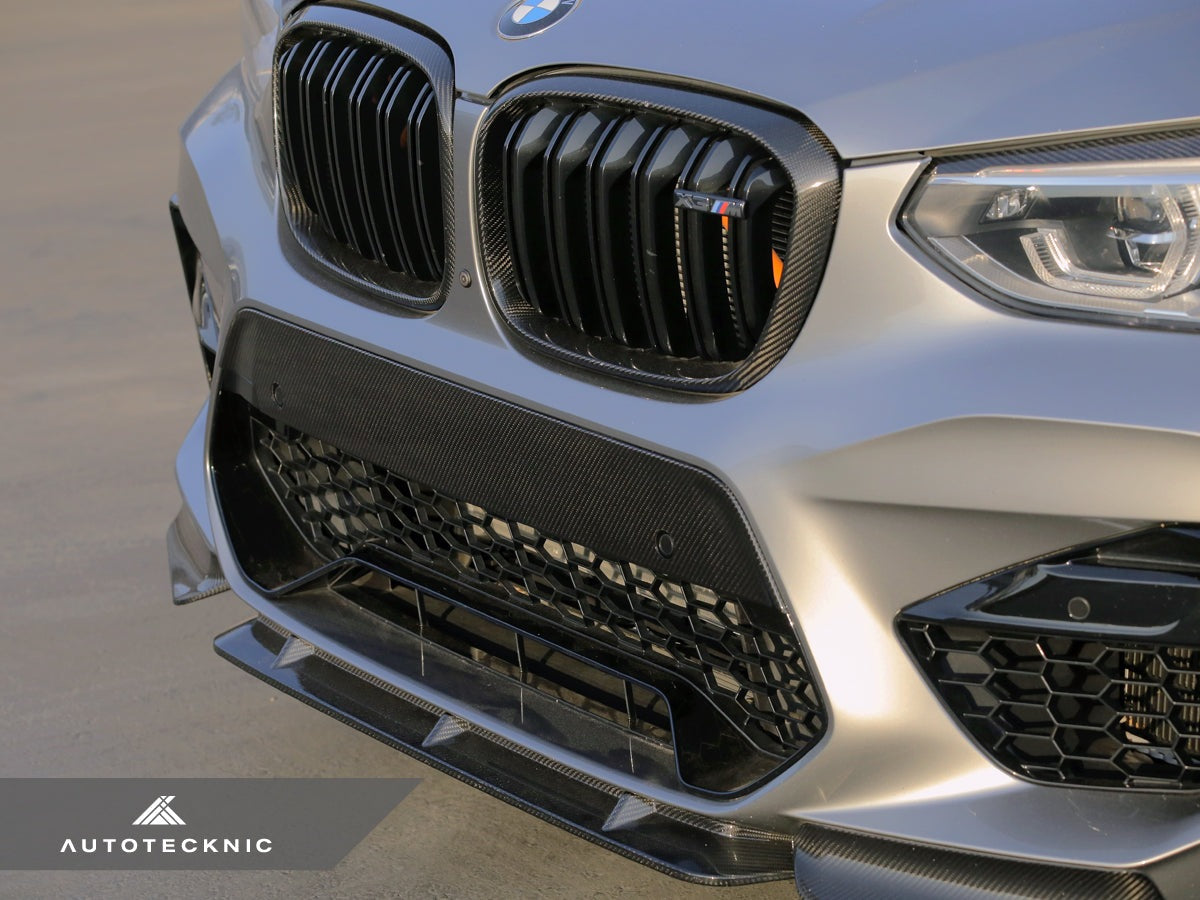 AutoTecknic Dry Carbon Fiber Bumper Trim - F97 X3M | F98 X4M Pre-LCI-Exterior-Silicon Valley Bimmer