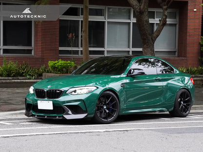 AutoTecknic Dry Carbon Fiber Center Front Lip - F87 M2 Competition-Exterior-Silicon Valley Bimmer