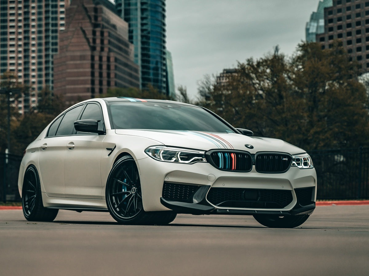 AutoTecknic Dry Carbon Fiber Center Front Lip - F90 M5 | F90 M5 Competition Pre-LCI-Exterior-Silicon Valley Bimmer