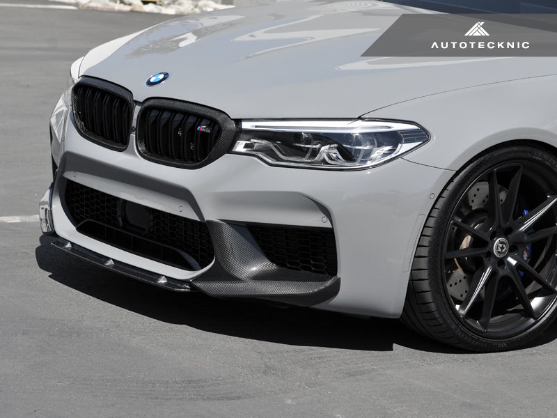 AutoTecknic Dry Carbon Fiber Center Front Lip - F90 M5 | F90 M5 Competition Pre-LCI-Exterior-Silicon Valley Bimmer