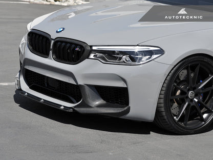 AutoTecknic Dry Carbon Fiber Center Front Lip - F90 M5 | F90 M5 Competition Pre-LCI-Exterior-Silicon Valley Bimmer
