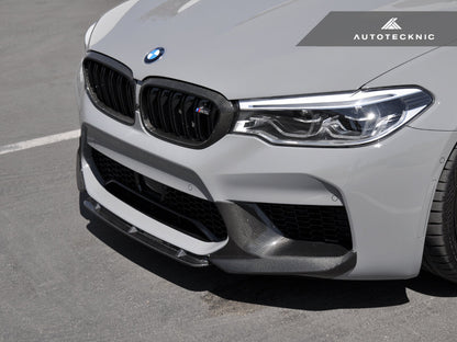 AutoTecknic Dry Carbon Fiber Center Front Lip - F90 M5 | F90 M5 Competition Pre-LCI-Exterior-Silicon Valley Bimmer
