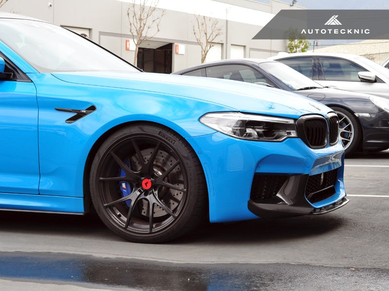 AutoTecknic Dry Carbon Fiber Center Front Lip - F90 M5 | F90 M5 Competition Pre-LCI-Exterior-Silicon Valley Bimmer
