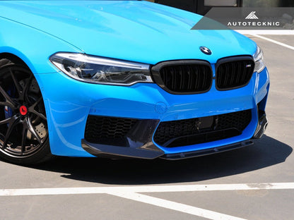 AutoTecknic Dry Carbon Fiber Center Front Lip - F90 M5 | F90 M5 Competition Pre-LCI-Exterior-Silicon Valley Bimmer