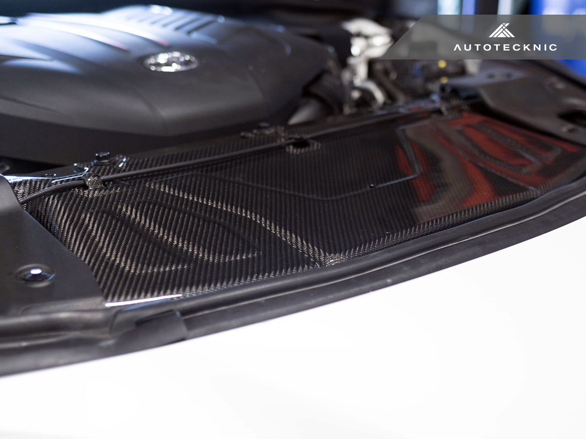 AutoTecknic Dry Carbon Fiber Cooling Shroud - A90 Supra-Exterior-Silicon Valley Bimmer