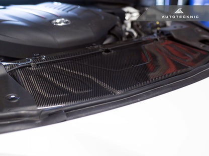 AutoTecknic Dry Carbon Fiber Cooling Shroud - A90 Supra-Exterior-Silicon Valley Bimmer