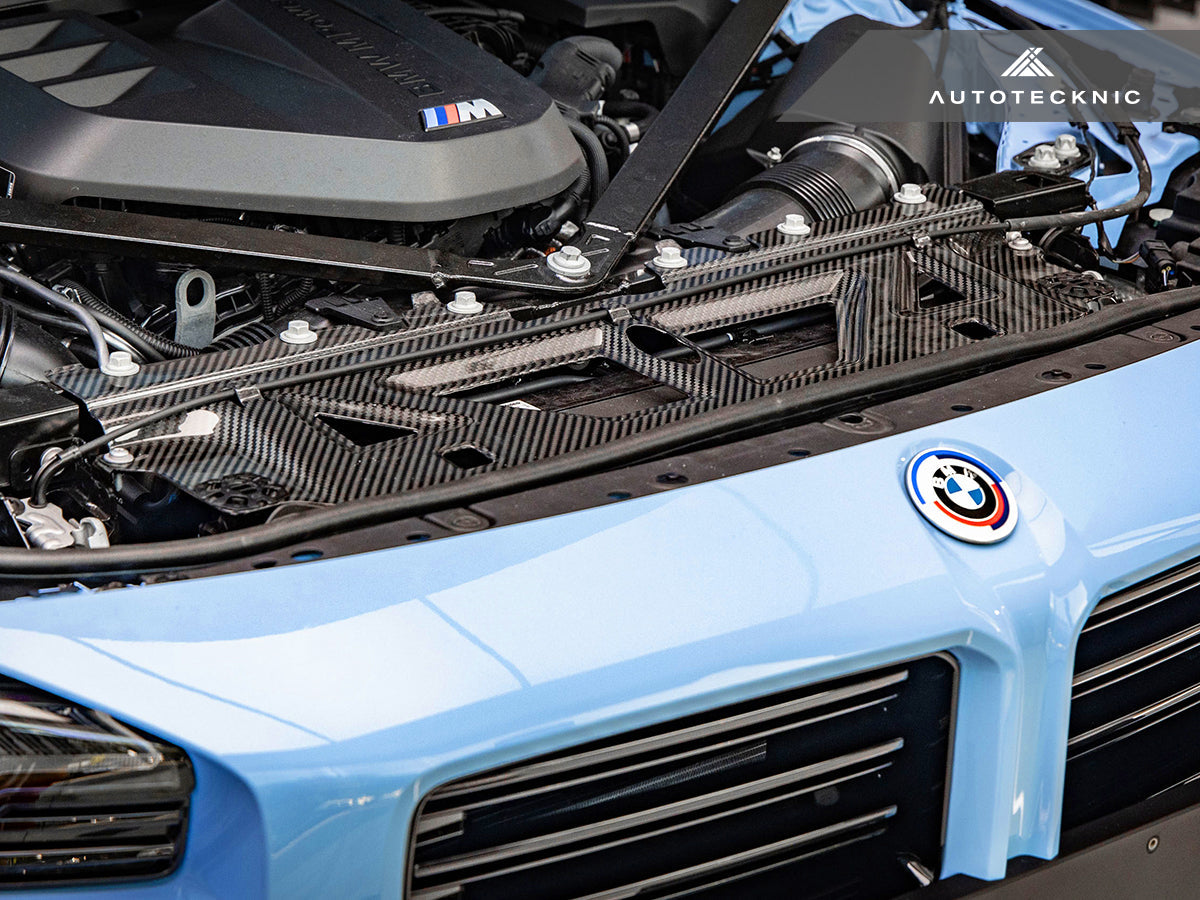 AutoTecknic Dry Carbon Fiber Cooling Shroud - G87 M2-Exterior-Silicon Valley Bimmer