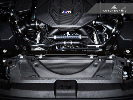 AutoTecknic Dry Carbon Fiber Crosslink Cooling Shroud - G90/ G99 M5-Exterior-Silicon Valley Bimmer