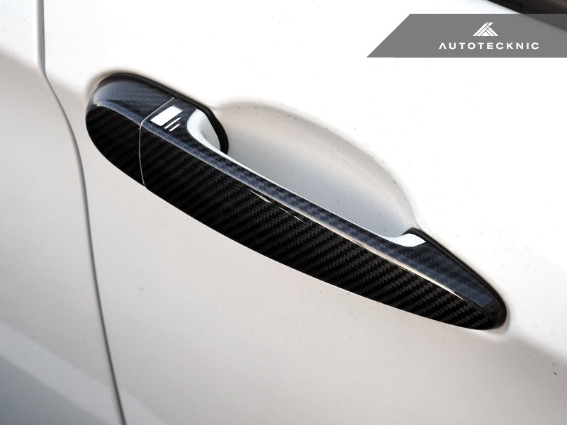 AutoTecknic Dry Carbon Fiber Door Handle Trims - E90/ E92/ E93 M3-Exterior-Silicon Valley Bimmer