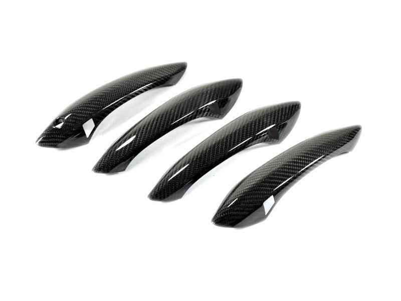 AutoTecknic Dry Carbon Fiber Door Handle Trims - F10 5-Series | F06/ F12/ F13 6-Series | F01 7-Series-Exterior-Silicon Valley Bimmer