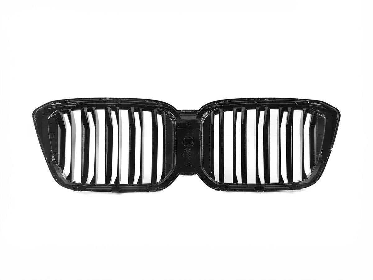 AutoTecknic Dry Carbon Fiber Dual-Slats Front Grille Set - F97 X3M LCI | F98 X4M LCI-Exterior-Silicon Valley Bimmer