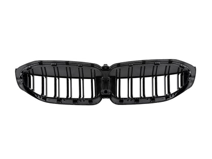 AutoTecknic Dry Carbon Fiber Dual-Slats Front Grilles - G20 3-Series Pre-LCI-Exterior-Silicon Valley Bimmer