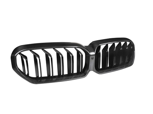 AutoTecknic Dry Carbon Fiber Dual-Slats Front Grilles - G30 5-Series LCI-Exterior-Silicon Valley Bimmer