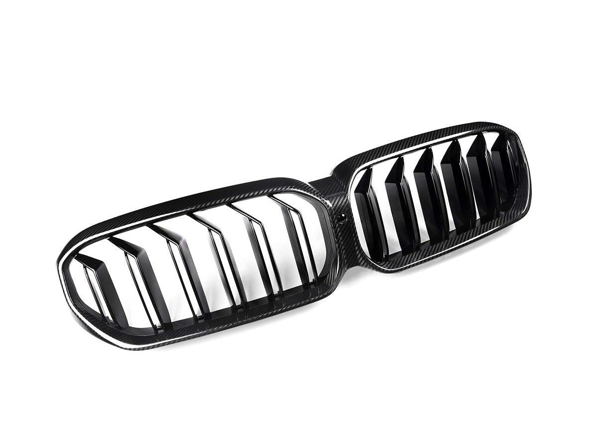 AutoTecknic Dry Carbon Fiber Dual-Slats Front Grilles - G30 5-Series LCI-Exterior-Silicon Valley Bimmer