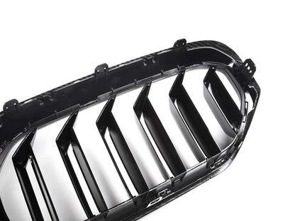 AutoTecknic Dry Carbon Fiber Dual-Slats Front Grilles - G30 5-Series LCI-Exterior-Silicon Valley Bimmer